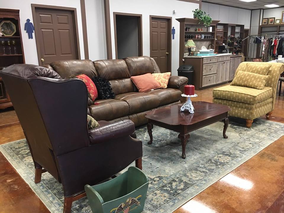 Thrift Store Inside Couches & Tables